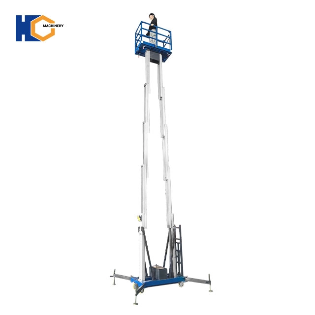 4-14m single mast double mast lift platform